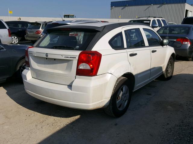 1B3HB28CX9D202486 - 2009 DODGE CALIBER SE WHITE photo 4