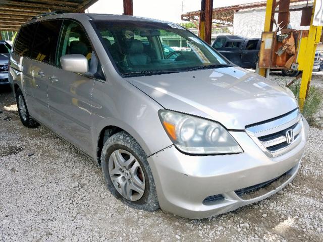 5FNRL38757B405056 - 2007 HONDA ODYSSEY EX SILVER photo 1