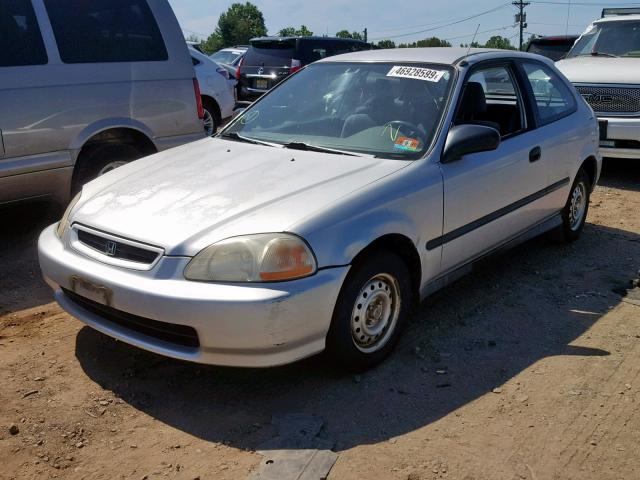 2HGEJ6449TH121761 - 1996 HONDA CIVIC DX SILVER photo 2