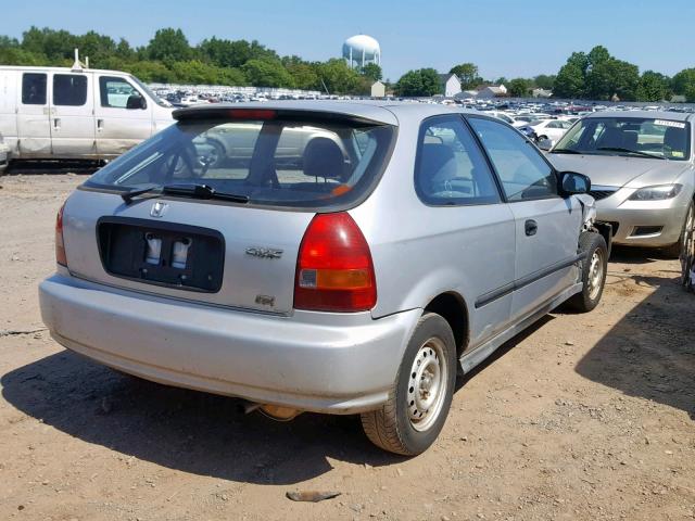 2HGEJ6449TH121761 - 1996 HONDA CIVIC DX SILVER photo 4