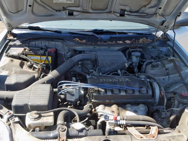 2HGEJ6449TH121761 - 1996 HONDA CIVIC DX SILVER photo 7