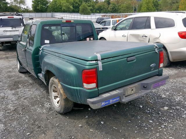 1FTYR14VXYPB71376 - 2000 FORD RANGER SUP GREEN photo 3