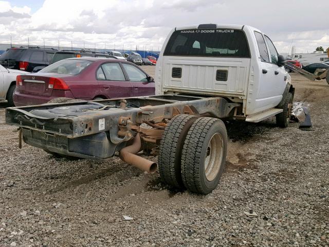 3D6WD78L49G510411 - 2009 DODGE RAM 5500 S WHITE photo 4