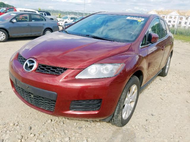 JM3ER293X70160196 - 2007 MAZDA CX-7 RED photo 2