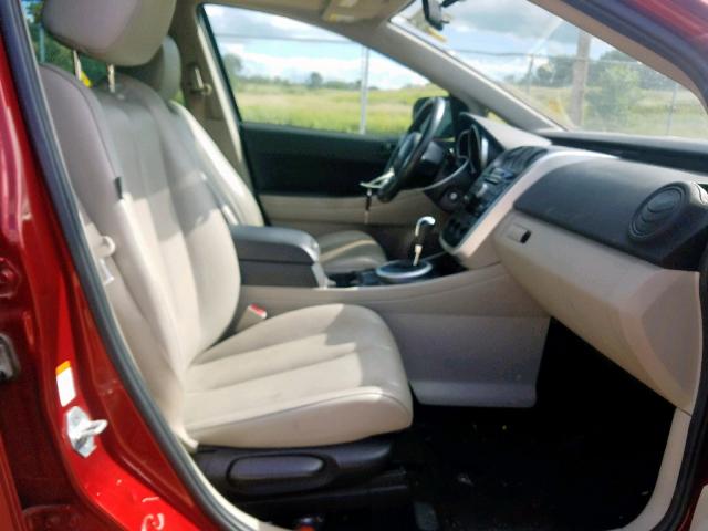 JM3ER293X70160196 - 2007 MAZDA CX-7 RED photo 5