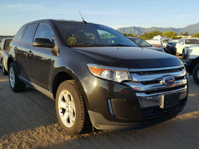 2FMDK3JC6DBB83538 - 2013 FORD EDGE SEL BLACK photo 1