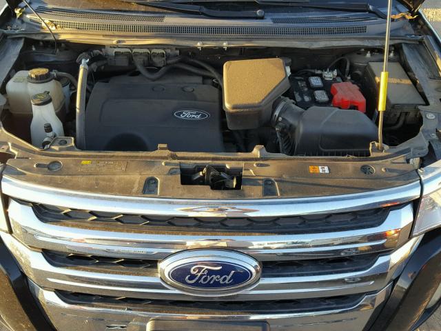 2FMDK3JC6DBB83538 - 2013 FORD EDGE SEL BLACK photo 7