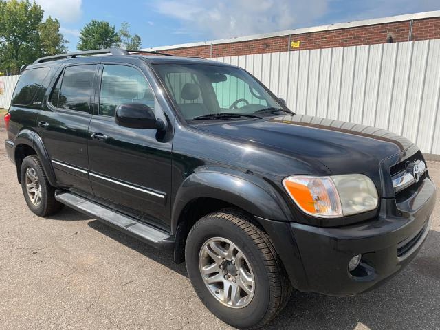 5TDBT48A46S268771 - 2006 TOYOTA SEQUOIA LI BLACK photo 1