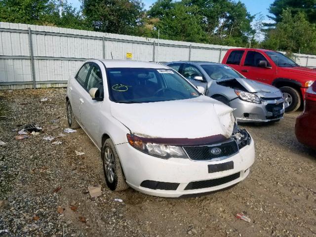 KNAFU4A22A5100835 - 2010 KIA FORTE EX WHITE photo 1