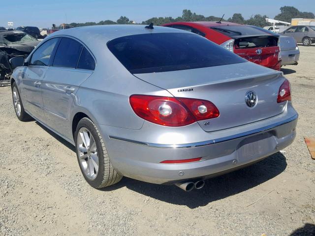 WVWHL7AN8AE508945 - 2010 VOLKSWAGEN CC LUXURY GRAY photo 3