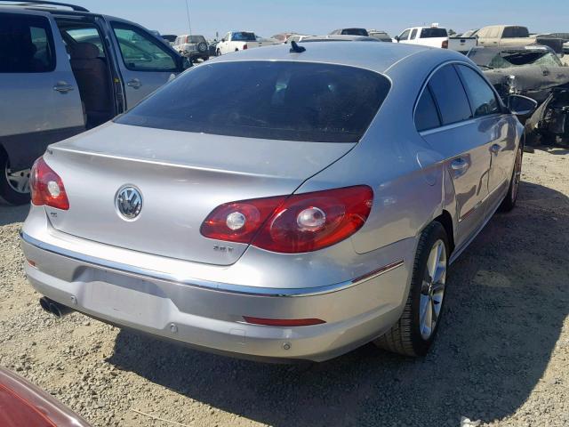 WVWHL7AN8AE508945 - 2010 VOLKSWAGEN CC LUXURY GRAY photo 4