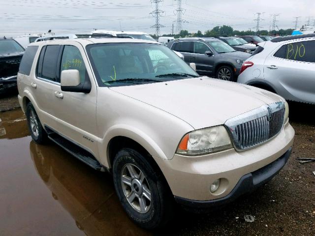 5LMEU88H65ZJ01803 - 2005 LINCOLN AVIATOR Krem foto 1