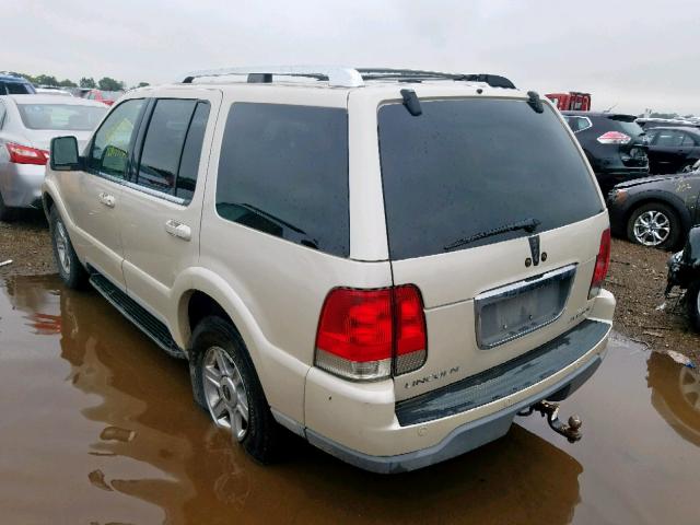 5LMEU88H65ZJ01803 - 2005 LINCOLN AVIATOR Krem foto 3