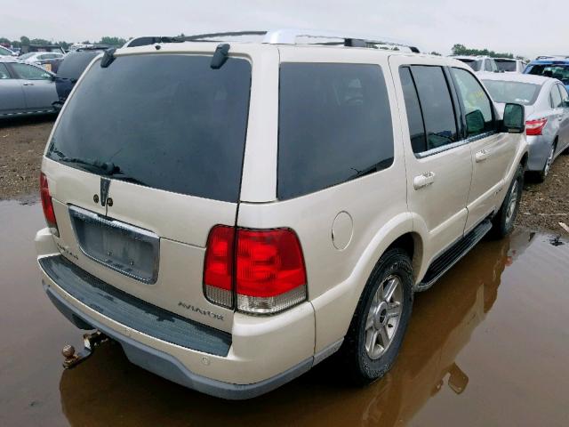 5LMEU88H65ZJ01803 - 2005 LINCOLN AVIATOR Krem foto 4