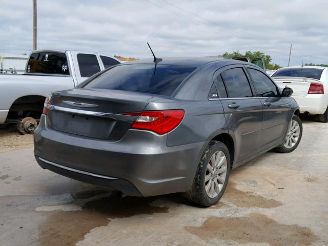 1C3CCBBB0CN199870 - 2012 CHRYSLER 200 TOURIN GRAY photo 4