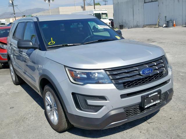 1FM5K8AR9HGB82985 - 2017 FORD EXPLORER P SILVER photo 1