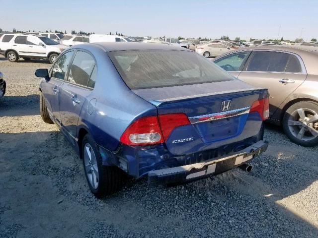 19XFA1F69AE072350 - 2010 HONDA CIVIC LX-S Mavi foto 3