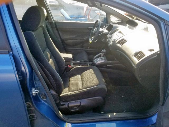 19XFA1F69AE072350 - 2010 HONDA CIVIC LX-S Mavi foto 5