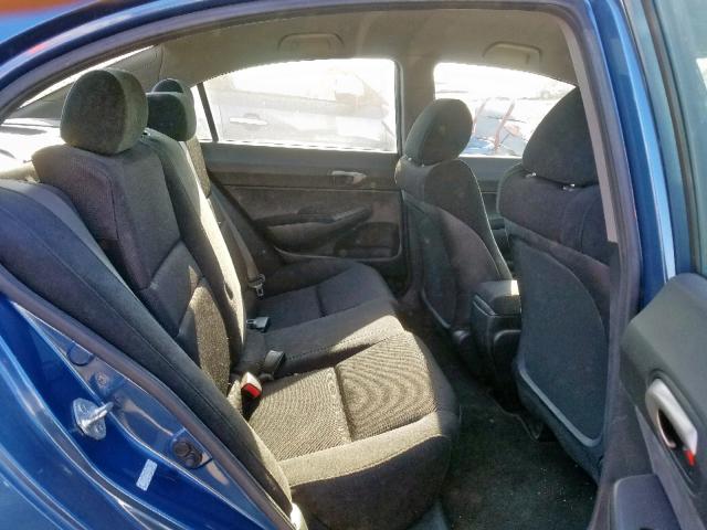 19XFA1F69AE072350 - 2010 HONDA CIVIC LX-S Mavi foto 6