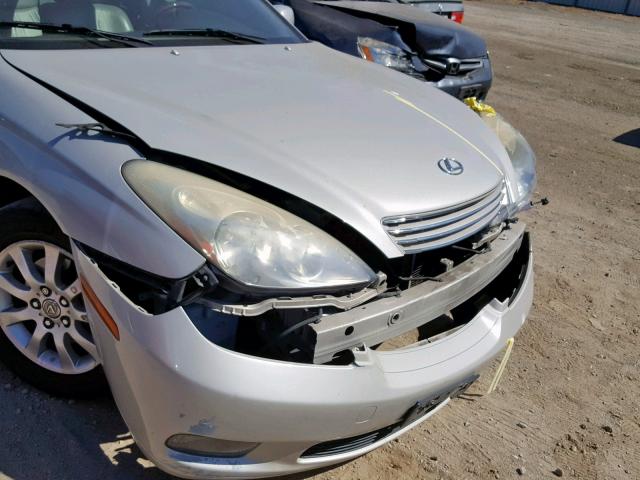 JTHBF30G335041816 - 2003 LEXUS ES 300 TAN photo 9