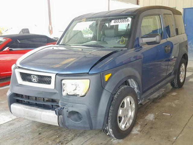 5J6YH18396L006316 - 2006 HONDA ELEMENT LX BLUE photo 2