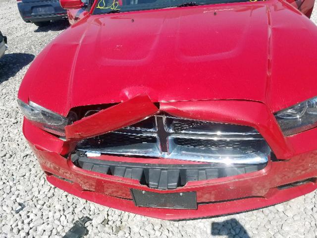 2C3CDXHG0DH537355 - 2013 DODGE CHARGER SX RED photo 9