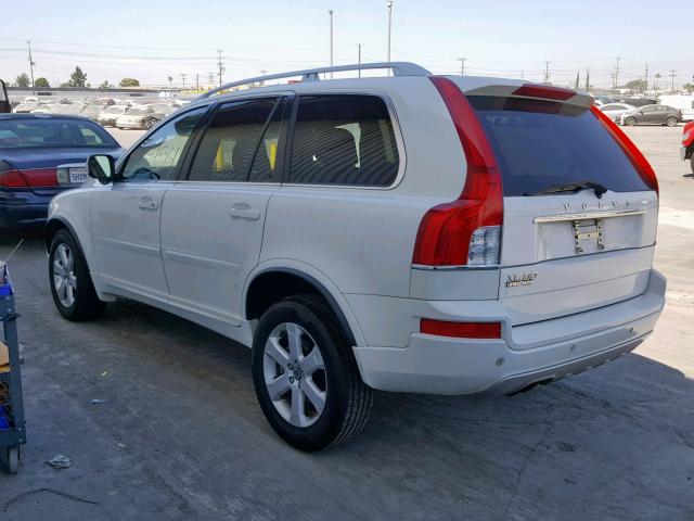 YV4952CY1D1632394 - 2013 VOLVO XC90 3.2 WHITE photo 3