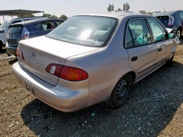 2T1BR12E0YC371349 - 2000 TOYOTA COROLLA VE SILVER photo 4