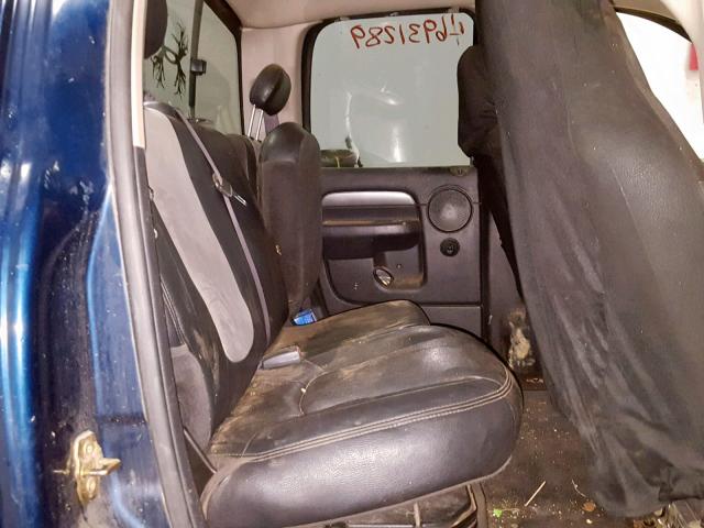3D7KU28C54G239056 - 2004 DODGE RAM 2500 S Կապույտ լուսանկար 6