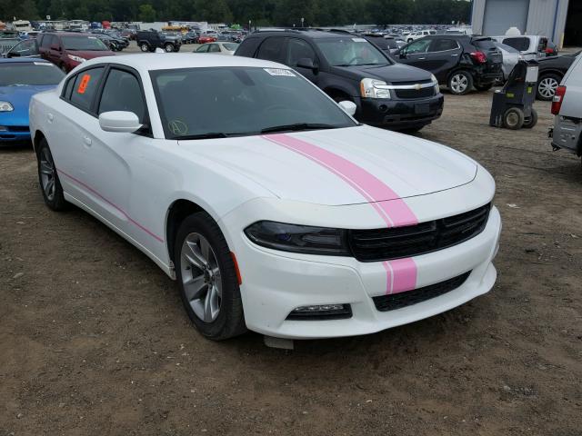 2C3CDXHG3GH227995 - 2016 DODGE CHARGER SX WHITE photo 1