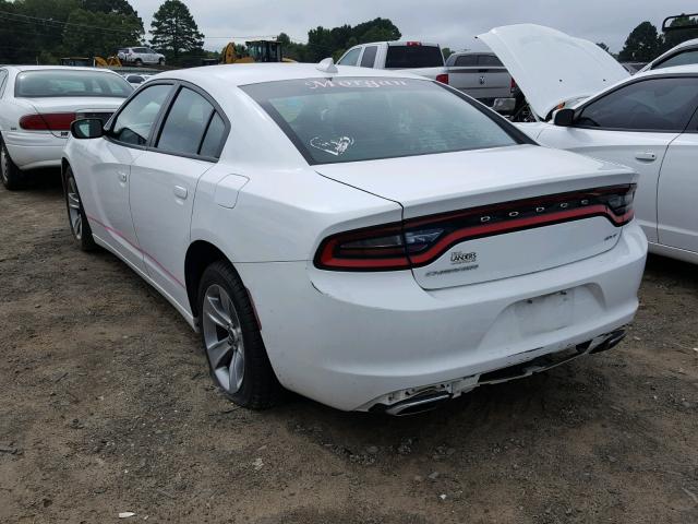 2C3CDXHG3GH227995 - 2016 DODGE CHARGER SX WHITE photo 3