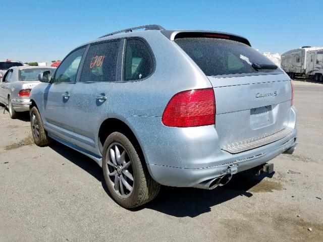 WP1AB29P76LA67646 - 2006 PORSCHE CAYENNE S BLUE photo 3