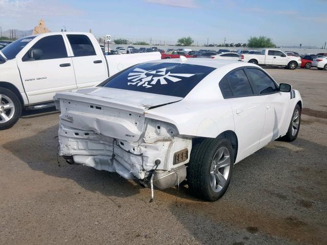 2C3CDXHGXHH524246 - 2017 DODGE CHARGER SX WHITE photo 4