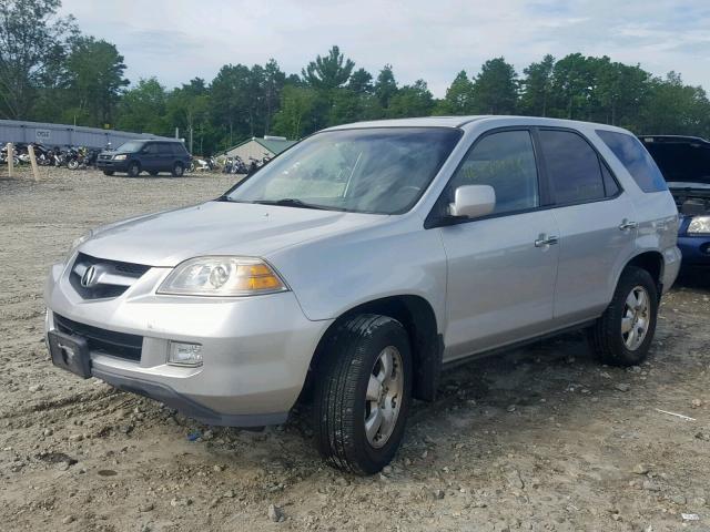 2HNYD18225H513511 - 2005 ACURA MDX SILVER photo 2