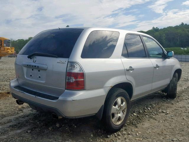 2HNYD18225H513511 - 2005 ACURA MDX SILVER photo 4