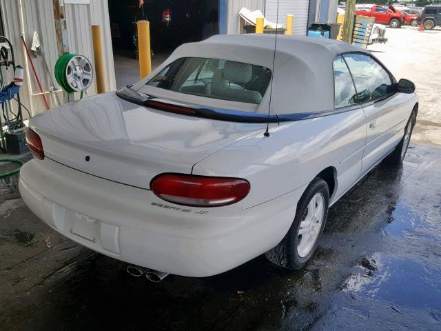 3C3EL45H8VT590479 - 1997 CHRYSLER SEBRING JX WHITE photo 4