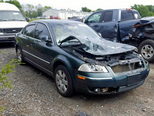 WVWAD63B45P010134 - 2005 VOLKSWAGEN PASSAT GLS GREEN photo 1