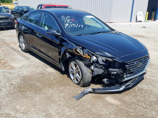 5NPE34AF1JH689915 - 2018 HYUNDAI SONATA SPO BLACK photo 1