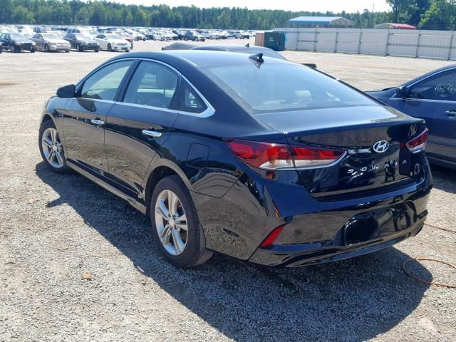 5NPE34AF1JH689915 - 2018 HYUNDAI SONATA SPO BLACK photo 3