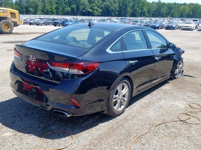 5NPE34AF1JH689915 - 2018 HYUNDAI SONATA SPO BLACK photo 4