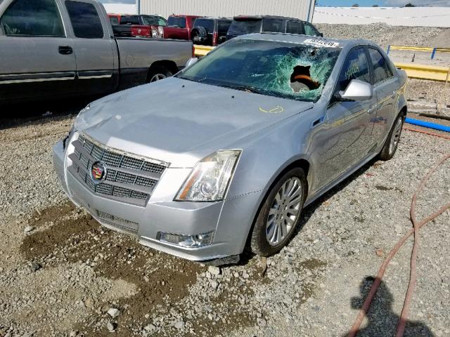 1G6DK5EY4B0102172 - 2011 CADILLAC CTS PERFOR SILVER photo 2