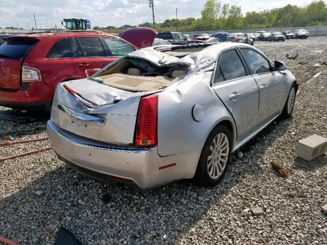 1G6DK5EY4B0102172 - 2011 CADILLAC CTS PERFOR SILVER photo 4
