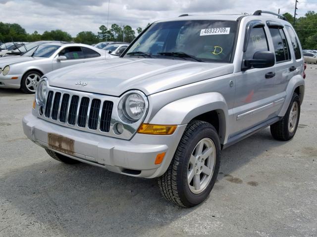 1J4GL58K15W706773 - 2005 JEEP LIBERTY LI SILVER photo 2