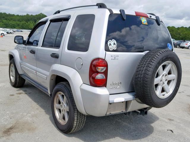 1J4GL58K15W706773 - 2005 JEEP LIBERTY LI SILVER photo 3