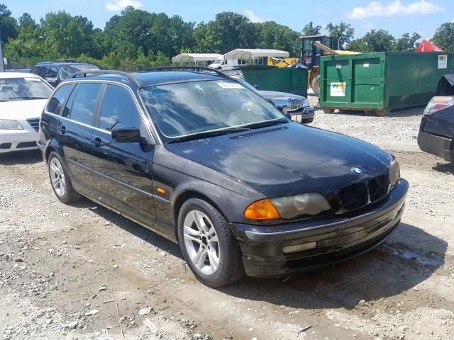 WBAAW33481ET41103 - 2001 BMW 325IT BLACK photo 1