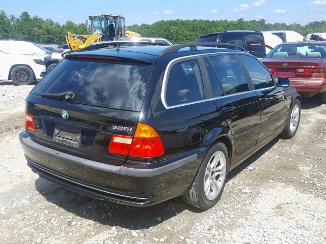 WBAAW33481ET41103 - 2001 BMW 325IT BLACK photo 4