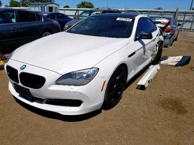 WBALX3C50CDV77347 - 2012 BMW 650 I WHITE photo 2