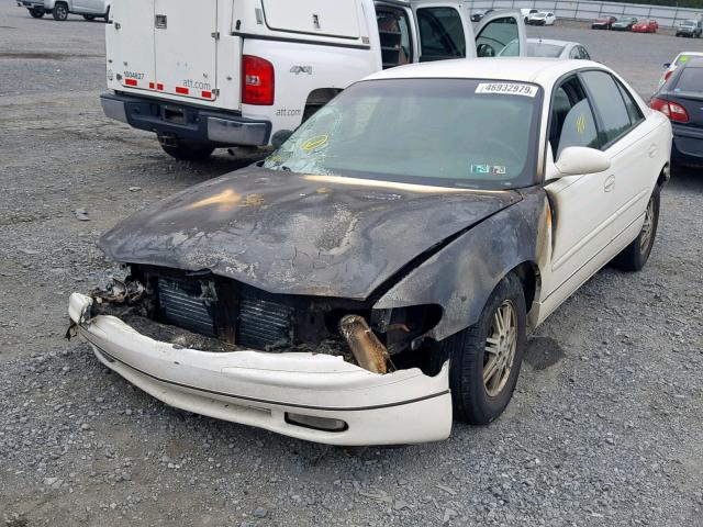 2G4WB52K531208265 - 2003 BUICK REGAL LS WHITE photo 2