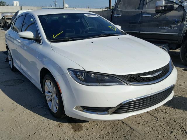 1C3CCCAB4FN570153 - 2015 CHRYSLER 200 LIMITE WHITE photo 1