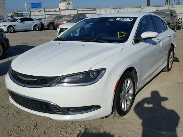 1C3CCCAB4FN570153 - 2015 CHRYSLER 200 LIMITE WHITE photo 2